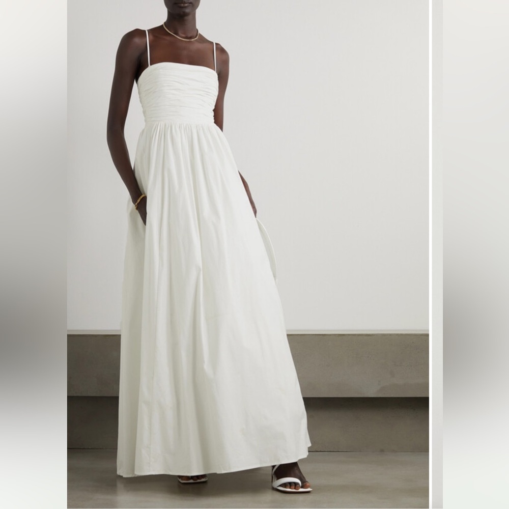 Reformation Kastoria Maxi Dress - White Size 6 NWT